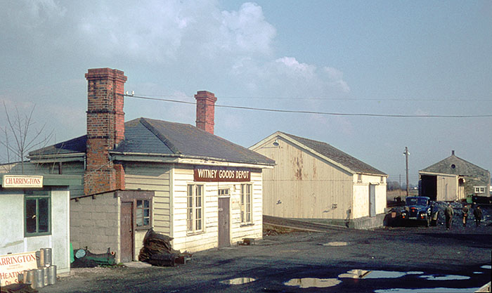 Witney's original station building and goods shed